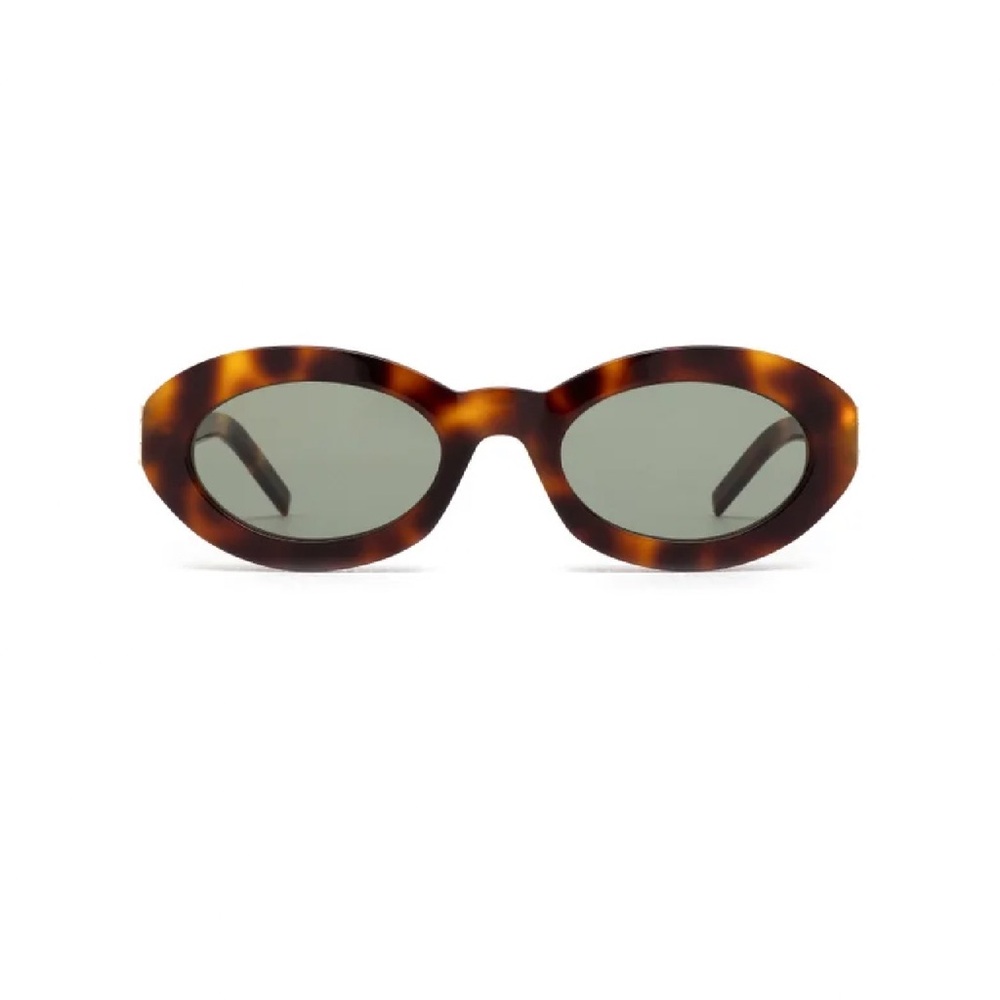 Saint Laurent Eyewear
Oval Frame Sunglasses 
Size 52